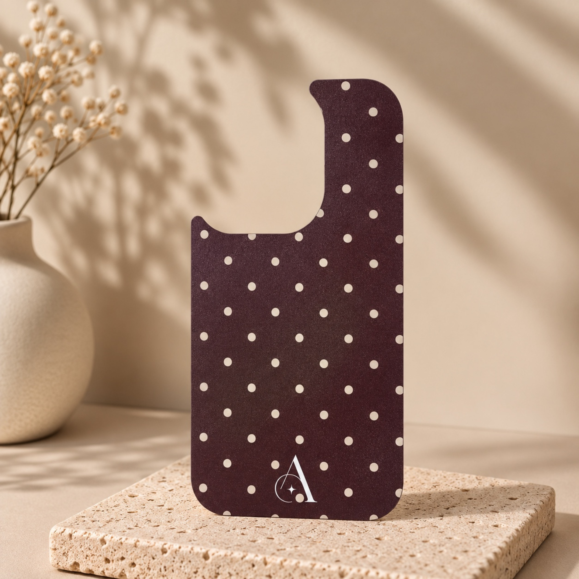 Piastra Burgundy Pois