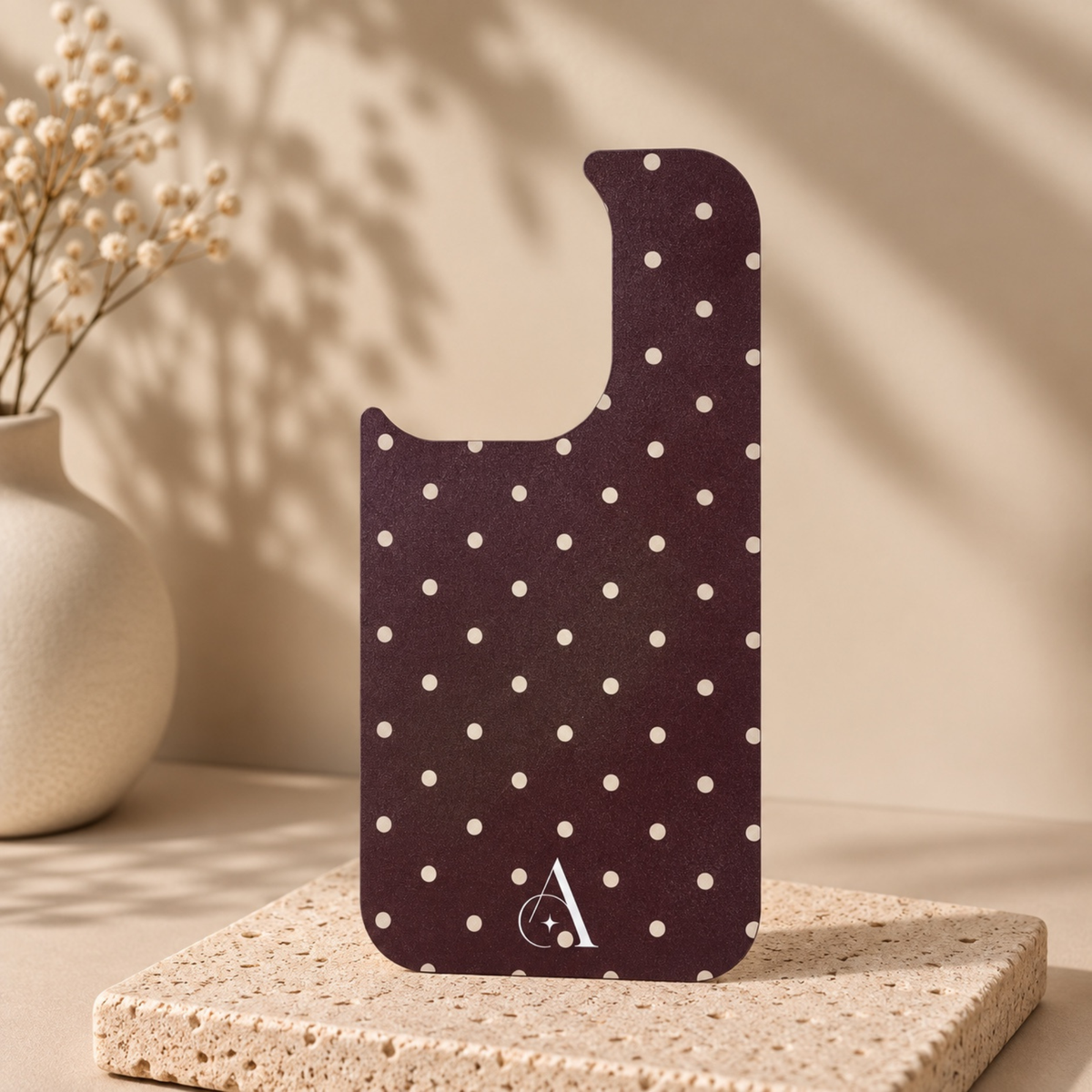 Piastra Burgundy Pois